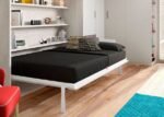 Horizontal folding double bed + wardrobes. - Image 2