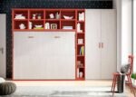 Studio with 135cm folding bed + wardrobe and bookcases. - Image 2