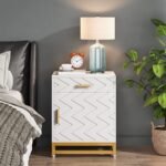 Nightstand, 26? Bedside Table with Drawer & Large Cabinet - Image 2