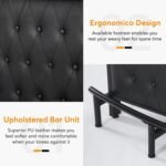 Bar Unit for Liquor, Home Entertainment Bar with Storage and Footrest - Image 6