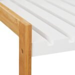 Bathroom shelf with laundry basket, - Image 6