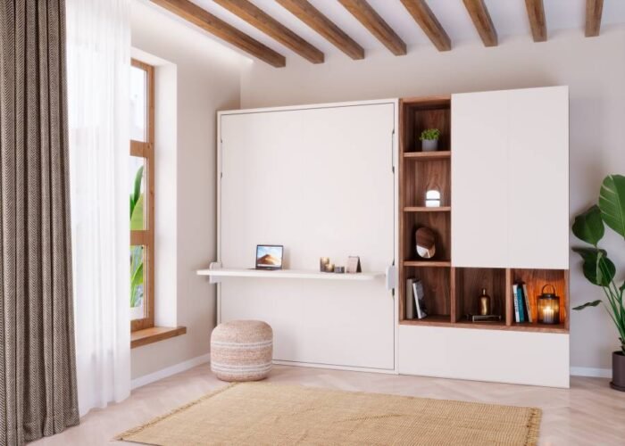 Horizontal folding bed with sofa - Image 2