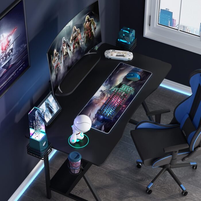 Computer Desk Gaming Desk Writing Workstation Study Desk - Image 5