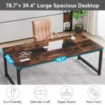 Conference Table, 6FT Rectangular Meeting Seminar Table - Image 7