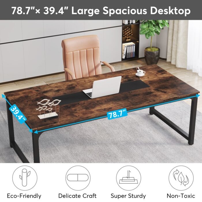 Conference Table, 6FT Rectangular Meeting Seminar Table - Image 7