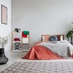 Bathroom shelf with laundry basket, - Image 3