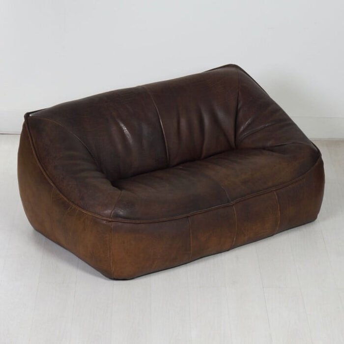 Gerard Van Den - Leather Comfy Love Sofa - Image 2