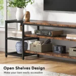 TV Stand, 3-Tier Media Entertainment Center for TV up to 85? - Image 8