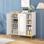 Shoe Cabinet, 20 Pairs Shoe Rack Organizer with Adjustable Shelves - Image 4