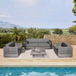 Aerilyn 83'' Wood Outdoor Sofa - Image 2