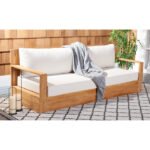 Azul 79.9'' Teak Outdoor Loveseat - Image 2