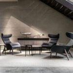 Beatrix High Back Curved Easy Arm Chair - Image 6