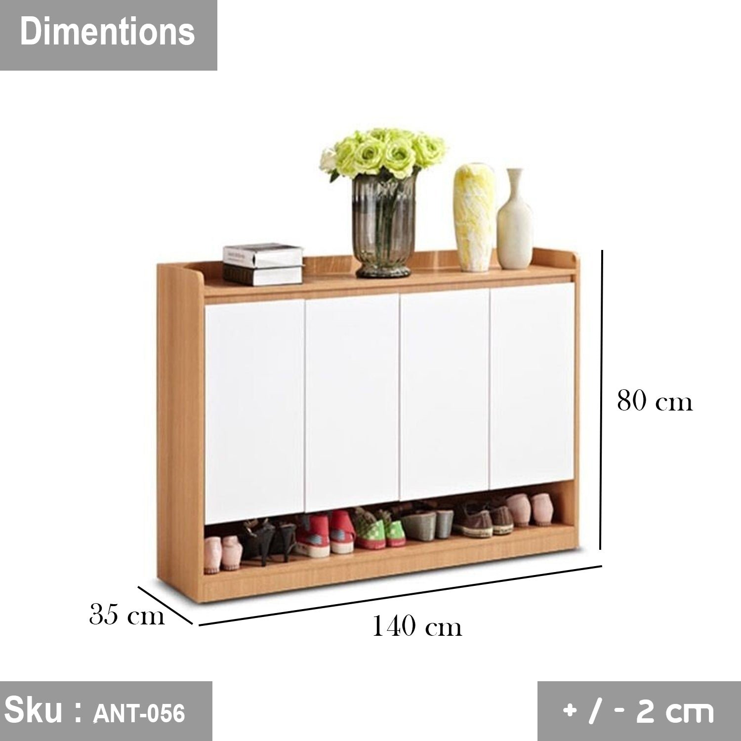 Boot 140X35 High quality MDF wood Ant-56 - Image 3