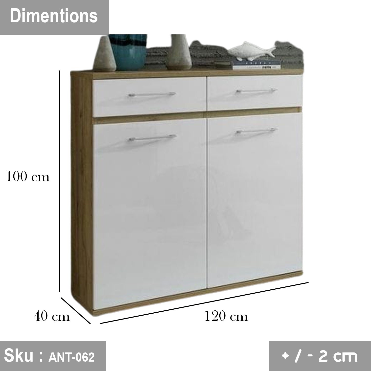 High quality MDF wood log 120X40 - ANT-062 - Image 3