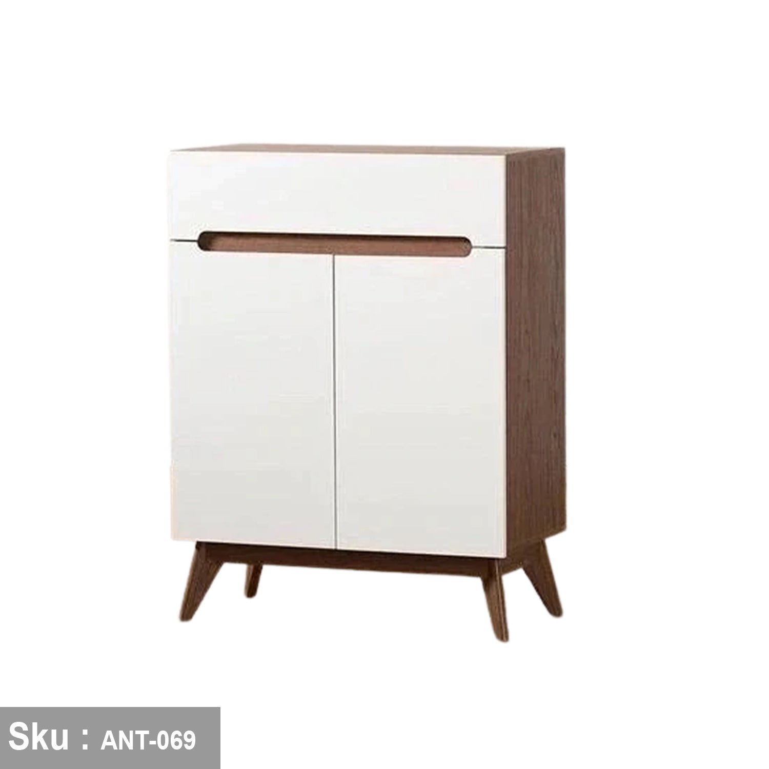 ANT-069 High Quality MDF Wooden Shoe Rack 80cmX40cm - Image 2