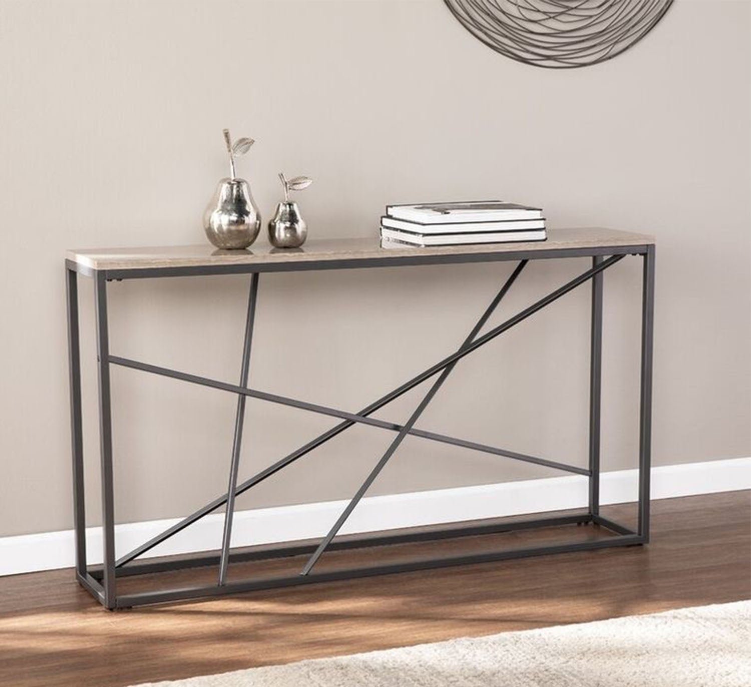 Divine console with electrostatic paint and MDF wood - Image 1