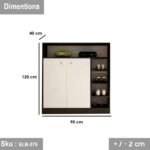 Cassidy shoe size 90 * 120 MDF wood - Image 3