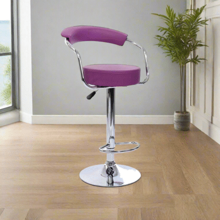 Rosso Hydraulic Bar Stool Mauve