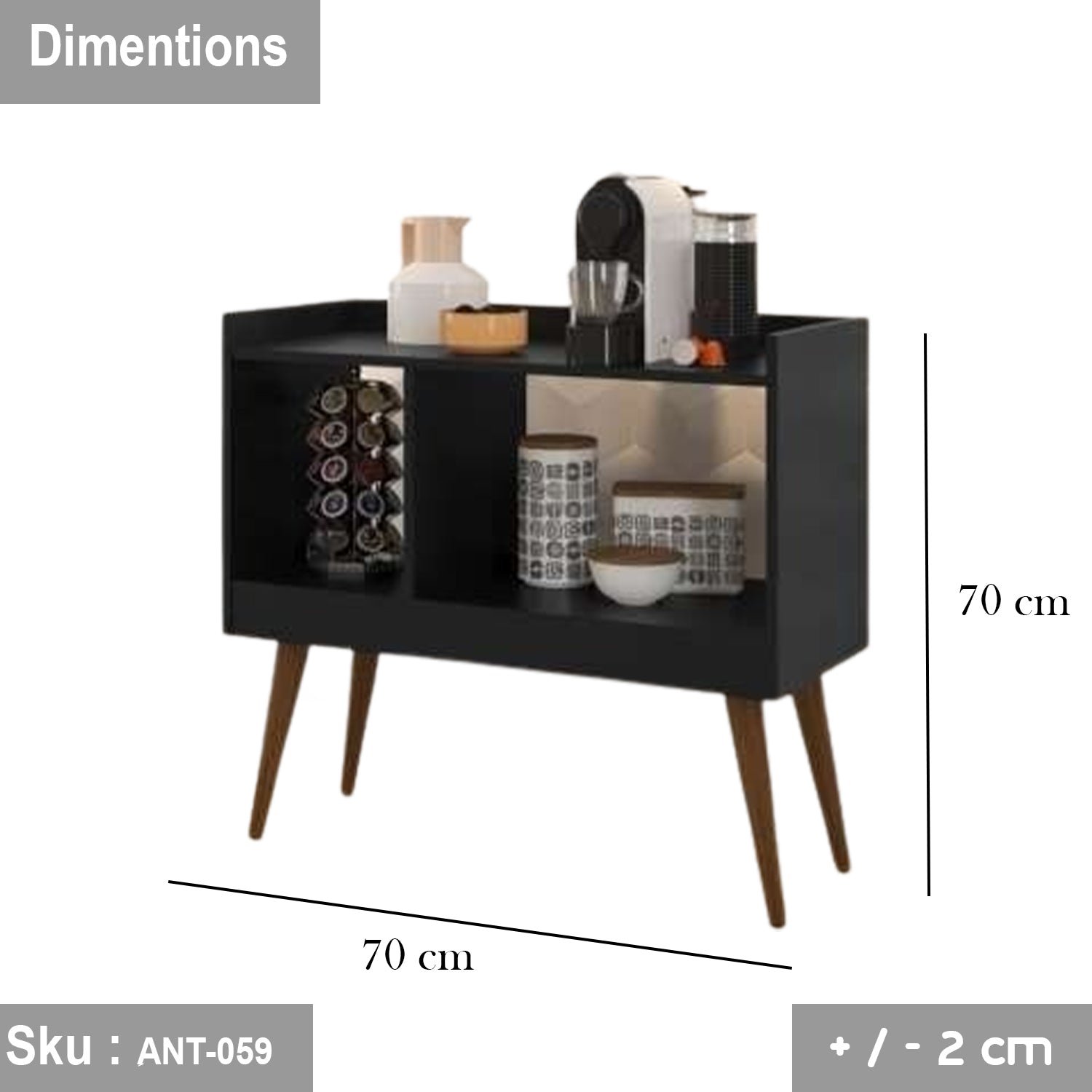 High quality MDF wood coffee corner - 70X70 - Ant-59 - Image 3
