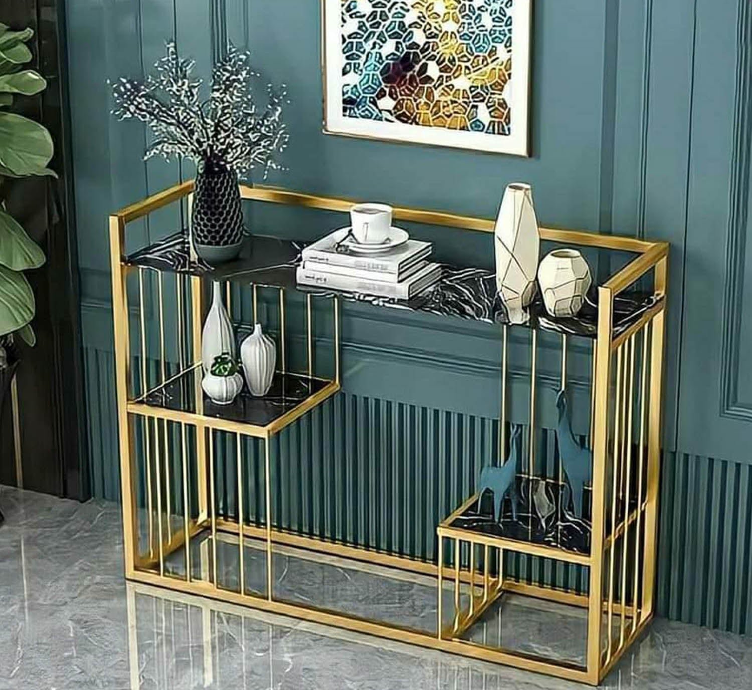 Eucala Console Metal Steel Thermostatic Electrostatic Paint - Image 1