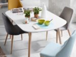 Oval Wooden Dining Set - Image 3