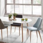 Oval Wooden Dining Set - Image 2