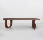 Silent Wind Walnut Dining Table - Image 3