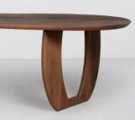 Silent Wind Walnut Dining Table - Image 4