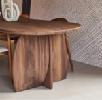Silent Wind Walnut Dining Table - Image 2