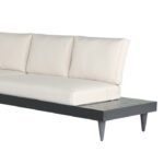 Eleshia 94'' Metal Outdoor Sectional with Sunbrella Cushions - Image 3