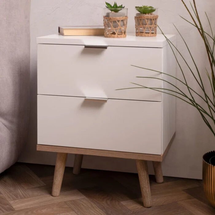 High quality MDF wood nightstand - ITM-047 - 50cmX40cm - Image 1