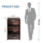 Rattan storage cabinet for outdoor areas - Image 3