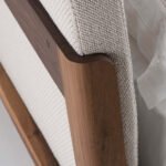 Capo Simple Solid Wood Bed - Image 5