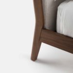 Capo Simple Solid Wood Bed - Image 6