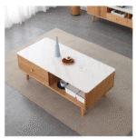 Solid Wood Mid Century Modern Full Entertainment Set - Image 5