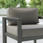 Greyson Patio Chair with Cushions and Ottoman - Image 3