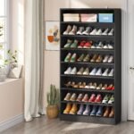 Shoe Cabinet, 9 Tiers Freestanding Shoe Storage Rack - Image 9