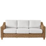 Helsing 85'' Wicker Outdoor Sofa