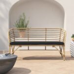 Hila 60.3'' Metal Outdoor Loveseat - Image 2