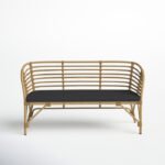 Hila 60.3'' Metal Outdoor Loveseat
