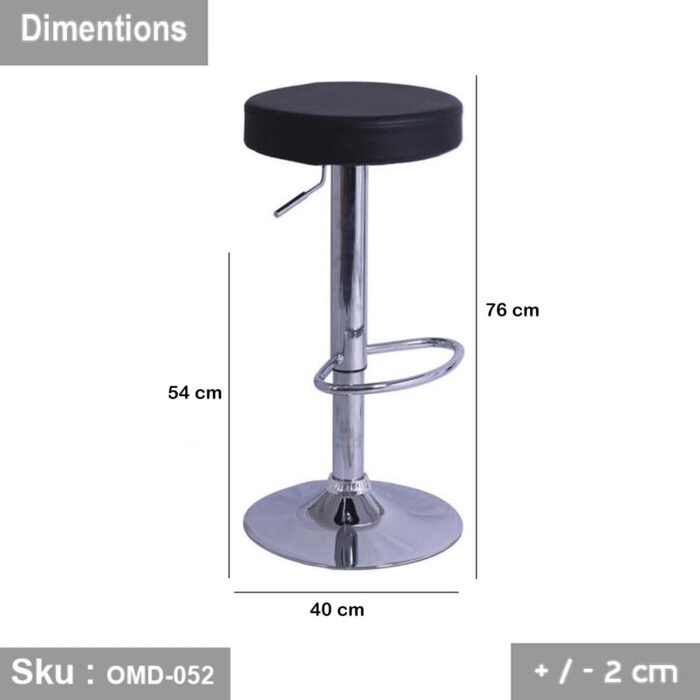 Hydraulic bar stool - OMD-052 - Image 3
