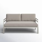 Isabella 65'' Metal Outdoor Loveseat