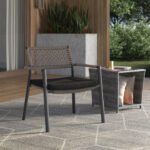 June Rope Outdoor Lounge Chair with Cushions - Image 3