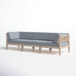Jurgen 91'' Acacia Outdoor Sofa - Image 3