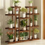 Stand New Wooden Holder for Garden Flowers