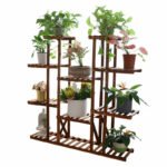 Stand New Wooden Holder for Garden Flowers - Image 2