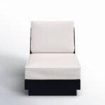 Lucca Metal Outdoor Lounge Chair with Sunbrella Cushions