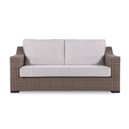 Manhattan 66.93'' Metal Outdoor Loveseat