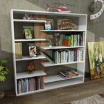 High quality MDF wood bookcase - OUBE-086