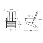 Modern Curveback Adirondack Chair - Image 2